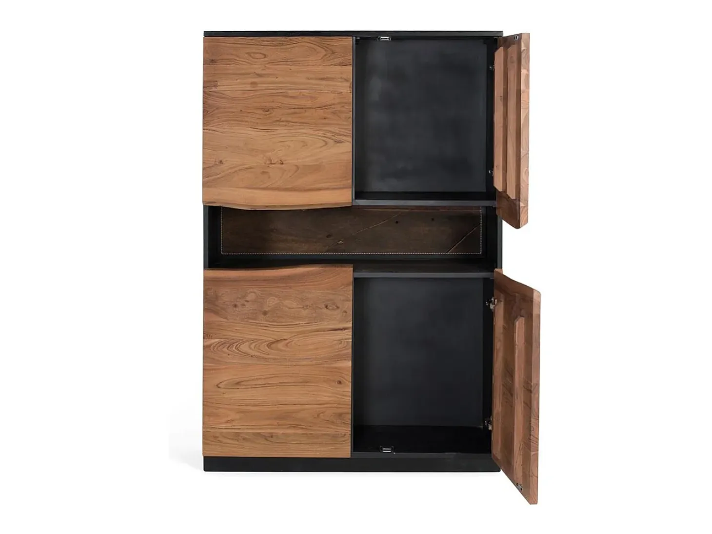 Aparador fabricado a mano en madera natural 147cm alto