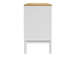 Aparador FLORO madera maciza de pino blanco 114x43x74 cm