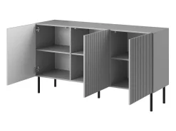 Aparador gris claro con 3 puertas Gatsby