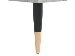 Aparador gris hormigón 69,5x32,5x180 cm madera de ingeniería