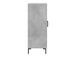 Aparador Gris Hormigón 34,5x34x90 cm Madera de Ingeniería