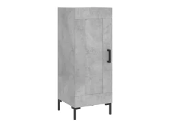 Aparador Gris Hormigón 34,5x34x90 cm Madera de Ingeniería