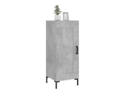 Aparador Gris Hormigón 34,5x34x90 cm Madera de Ingeniería