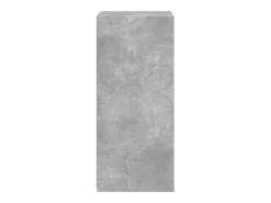 Aparador gris hormigón 50x41x93 cm madera de ingeniería