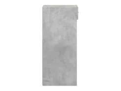 Aparador gris hormigón 30x42,5x93 cm madera de ingeniería