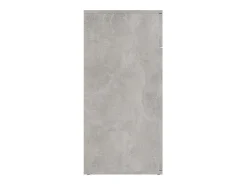 Aparador gris hormigón 80x36x75 cm madera de ingeniería