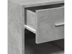 Aparador gris hormigón 40x42,5x93 cm madera de ingeniería