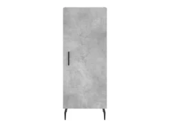 Aparador Gris Hormigón 34,5x34x90 cm Madera de Ingeniería