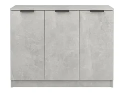 Aparador Gris Hormigón 90,5x30x70 cm Madera de Ingeniería