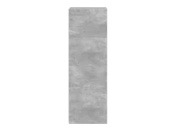 Aparador gris hormigón 40x41x124 cm madera de ingeniería