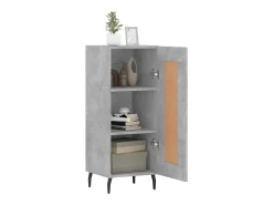 Aparador Gris Hormigón 34,5x34x90 cm Madera de Ingeniería