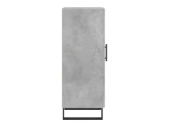 Aparador Gris Hormigón 34,5x34x90 cm Madera de Ingeniería