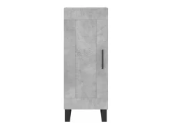 Aparador Gris Hormigón 34,5x34x90 cm Madera de Ingeniería