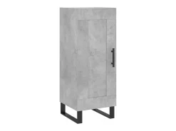Aparador Gris Hormigón 34,5x34x90 cm Madera de Ingeniería