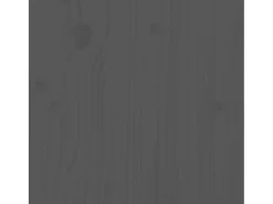Aparador Gris 34x40x75 cm Madera Maciza de Pino