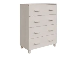 Aparador HAMAR madera maciza de pino blanco 79x40x103,5 cm ES77432