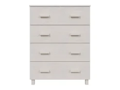 Aparador HAMAR madera maciza de pino blanco 79x40x103,5 cm ES77432