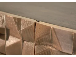 Aparador industrial madera mango y detalles en metal