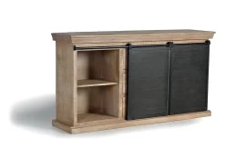 Aparador industrial madera de mango y detalles metal