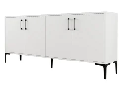Aparador Kiev blanco 180x35x78 cm