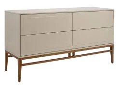 Aparador madera beige y nogal 3074 ANGEL CERDA