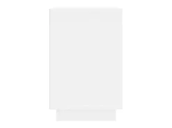 Aparador madera contrachapada blanco 102x35x55 cm