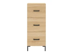 Aparador madera contrachapada color roble Sonoma 34,5x34x90 cm