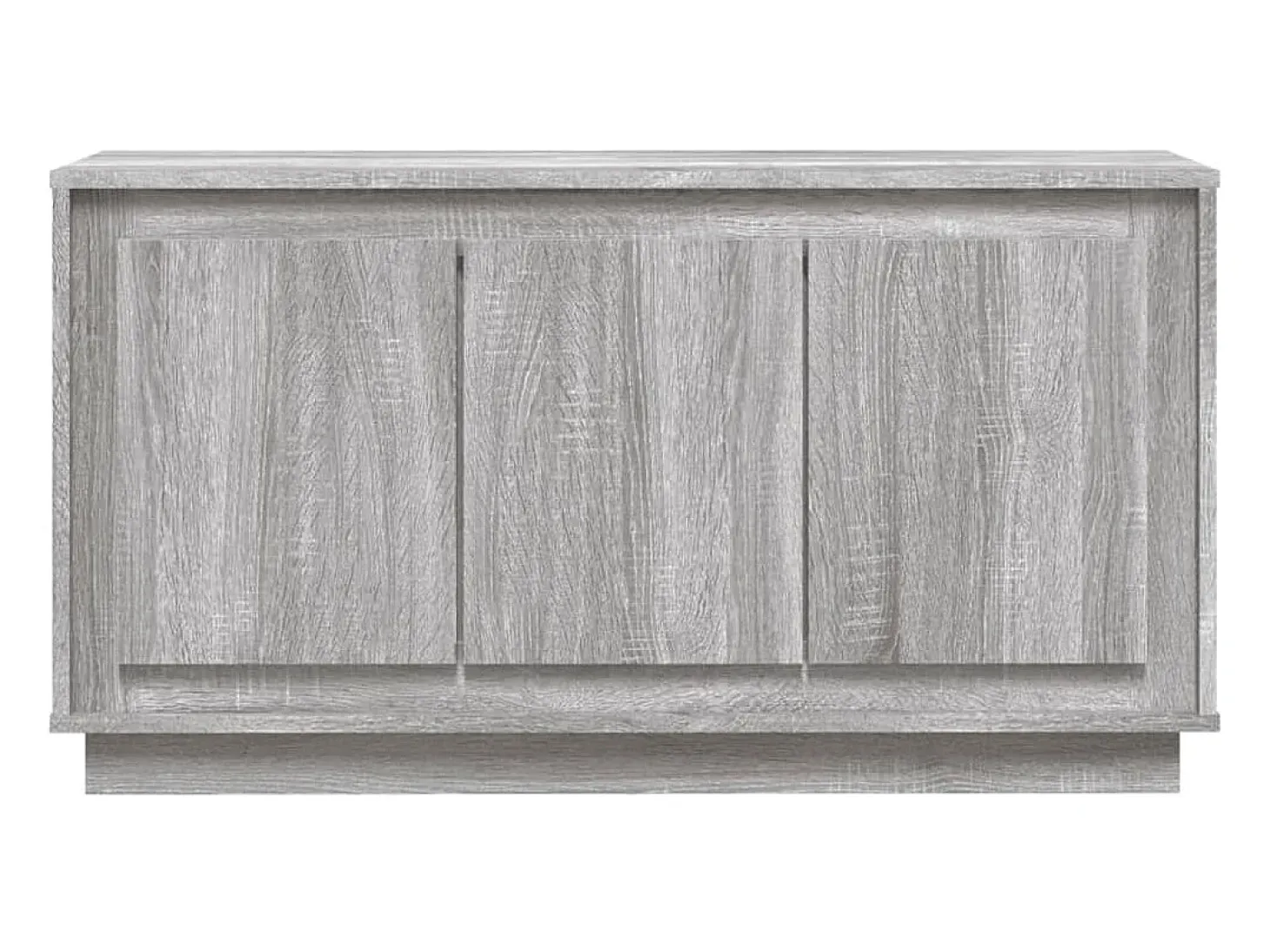 Aparador madera contrachapada gris Sonoma 102x35x55 cm