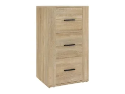 Aparador madera contrachapada color roble Sonoma 40x33x70 cm ES15901