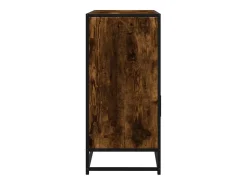 Aparador madera contrachapada color roble ahumado 100x35x76 cm