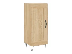 Aparador madera contrachapada color roble Sonoma 34,5x34x90 cm