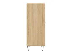 Aparador madera contrachapada color roble Sonoma 34,5x34x90 cm