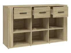 Aparador madera contrachapada roble Sonoma 100x30x59,5 cm