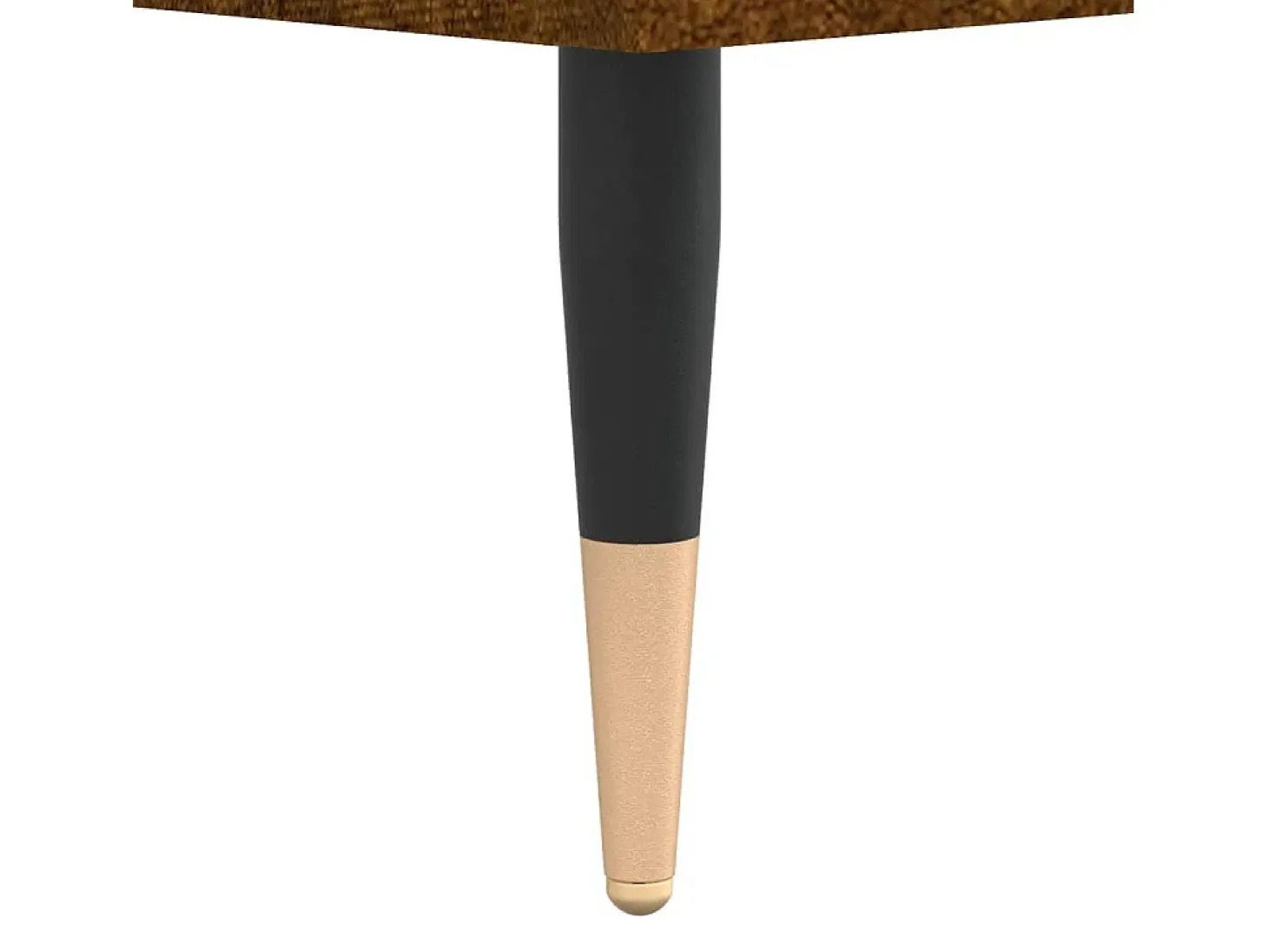 Aparador madera contrachapada color roble ahumado 60x35x70 cm