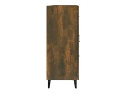 Aparador madera contrachapada color roble ahumado 69,5x34x90 cm