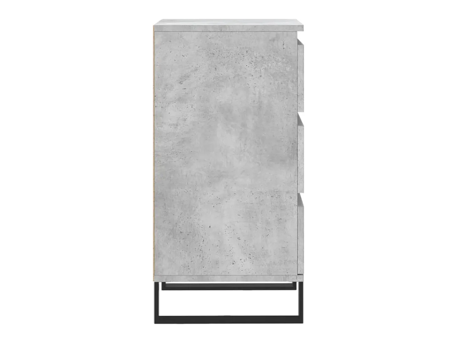 Aparador madera de ingeniería gris hormigón 40x35x70 cm