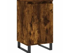 Aparador madera de ingeniería roble ahumado 40x35x70 cm ES67689