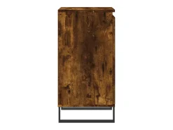 Aparador madera de ingeniería roble ahumado 40x35x70 cm