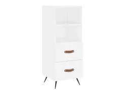 Aparador madera de ingeniería blanco 34,5x34x90 cm ES71486