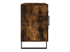Aparador madera de ingeniería roble ahumado 100x36x60 cm