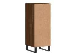 Aparador madera de ingeniería marrón roble 34,5x34x90 cm