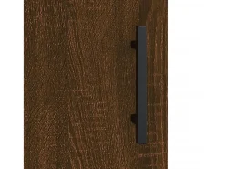 Aparador madera de ingeniería marrón roble 34,5x34x90 cm