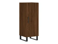 Aparador madera de ingeniería marrón roble 34,5x34x90 cm