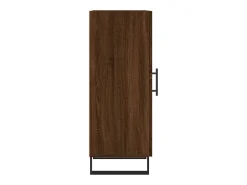 Aparador madera de ingeniería marrón roble 34,5x34x90 cm