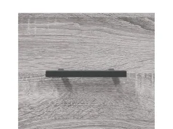 Aparador madera de ingeniería gris Sonoma 34,5x34x90 cm