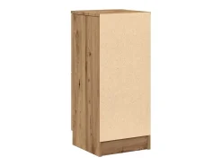 Aparador madera de ingeniería roble artisian 30x30x70 cm