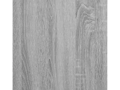 Aparador madera de ingeniería gris sonoma 62x35x76 cm