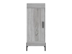 Aparador madera de ingeniería gris Sonoma 34,5x34x90 cm ES45909