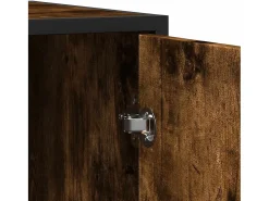 Aparador madera de ingeniería roble ahumado 94x35x76 cm
