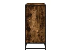 Aparador madera de ingeniería roble ahumado 94x35x76 cm